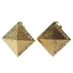 Mi Amore Clip-On-Earrings Gold-Tone