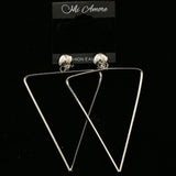 Mi Amore Clip-On-Earrings Silver-Tone