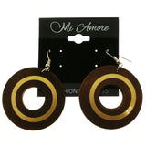 Mi Amore Dangle-Earrings Silver-Tone/Gold-Tone