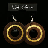 Mi Amore Dangle-Earrings Silver-Tone/Gold-Tone