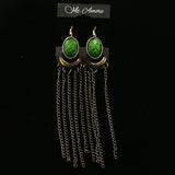 Mi Amore Dangle-Earrings Gold-Tone/Black