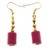 Mi Amore Dangle-Earrings Gold-Tone/Purple