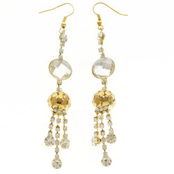 Mi Amore Drop-Dangle-Earrings Gold-Tone