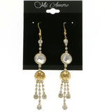 Mi Amore Drop-Dangle-Earrings Gold-Tone