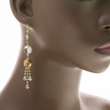 Mi Amore Drop-Dangle-Earrings Gold-Tone