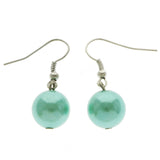 Mi Amore Dangle-Earrings Green/Silver-Tone