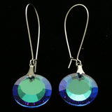 Mi Amore Drop-Dangle-Earrings Blue/Green