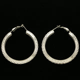 Mi Amore Hoop-Earrings Silver-Tone