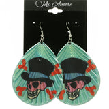 Mi Amore Skull Dangle-Earrings Multicolor