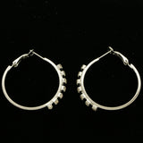 Mi Amore Hoop-Earrings Silver-Tone