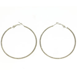 Mi Amore Hoop-Earrings Silver-Tone