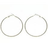 Mi Amore Hoop-Earrings Silver-Tone