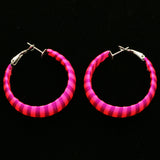 Mi Amore Hoop-Earrings Pink/Purple