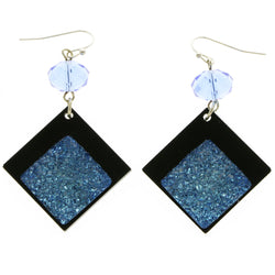 Mi Amore Drop-Dangle-Earrings Blue/Black