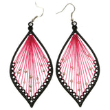 Mi Amore Dangle-Earrings Black/Pink