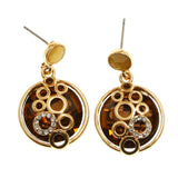 Mi Amore Dangle-Earrings Gold-Tone