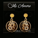 Mi Amore Dangle-Earrings Gold-Tone