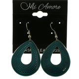 Mi Amore Dangle-Earrings Silver-Tone/Blue