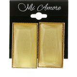 Mi Amore Post-Earrings Gold-Tone