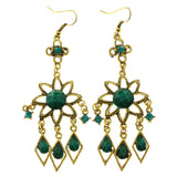 Mi Amore Dangle-Earrings Gold-Tone/Green