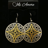 Mi Amore Dangle-Earrings Silver-Tone/Gold-Tone