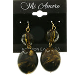 Mi Amore Dangle-Earrings Gold-Tone/Black