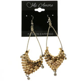 Mi Amore Dangle-Earrings Silver-Tone/Gold-Tone