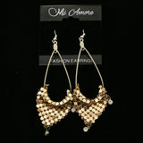 Mi Amore Dangle-Earrings Silver-Tone/Gold-Tone