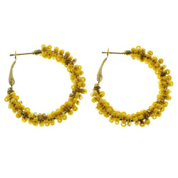 Mi Amore Hoop-Earrings Gold-Tone/Yellow