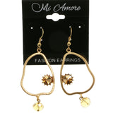 Mi Amore Dangle-Earrings Gold-Tone