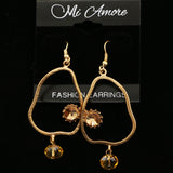 Mi Amore Dangle-Earrings Gold-Tone