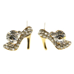 Mi Amore High Heel Post-Earrings Gold-Tone