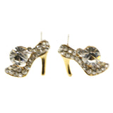 Mi Amore High Heel Post-Earrings Gold-Tone