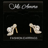 Mi Amore High Heel Post-Earrings Gold-Tone