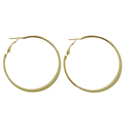 Mi Amore Hoop-Earrings Gold-Tone/White