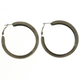 Mi Amore Hoop-Earrings Silver-Tone