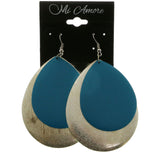 Mi Amore Dangle-Earrings Silver-Tone/Blue