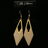 Mi Amore Dangle-Earrings Gold-Tone