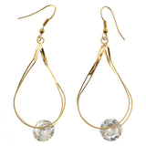 Mi Amore Dangle-Earrings Gold-Tone