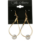 Mi Amore Dangle-Earrings Gold-Tone