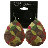 Mi Amore Dangle-Earrings Silver-Tone/Multicolor