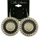 Mi Amore Dangle-Earrings Silver-Tone/Gray