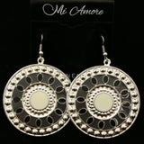 Mi Amore Dangle-Earrings Silver-Tone/Gray