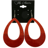 Mi Amore Dangle-Earrings Silver-Tone/Red