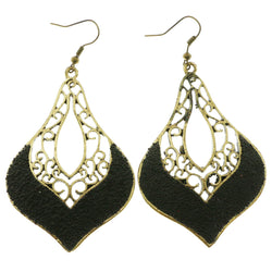 Mi Amore Dangle-Earrings Gold-Tone/Black