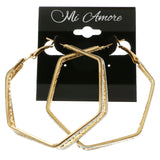 Mi Amore Hoop-Earrings Gold-Tone