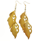 Mi Amore Dangle-Earrings Gold-Tone