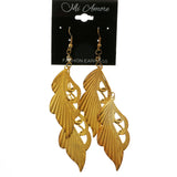 Mi Amore Dangle-Earrings Gold-Tone