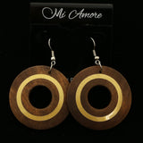 Mi Amore Dangle-Earrings Silver-Tone/Gold-Tone