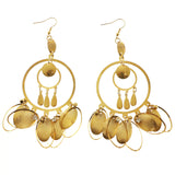 Mi Amore Dangle-Earrings Gold-Tone